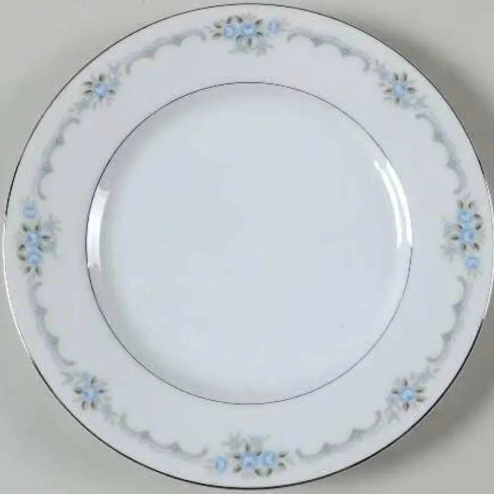 TWO Style House  anniversary dinner plates 101/2” Fine china G26